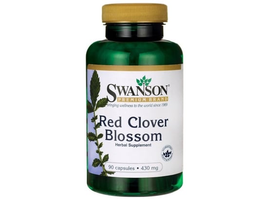 Suplement diety, Swanson, Red Clover 430mg, 90 kaps Swanson