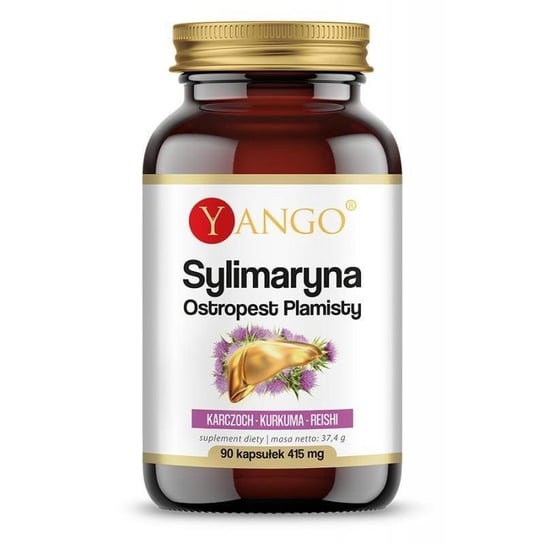 Suplement diety, Sylimaryna - Ostropest plamisty (90 kaps.) Yango