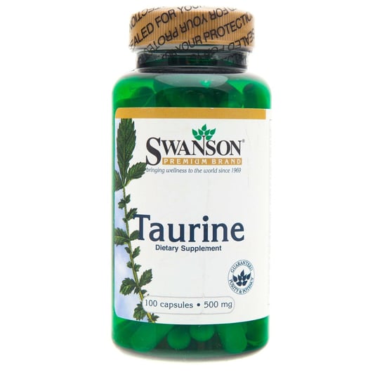 Suplement diety Tauryna SWANSON, 500 mg, 100 kapsułek Swanson