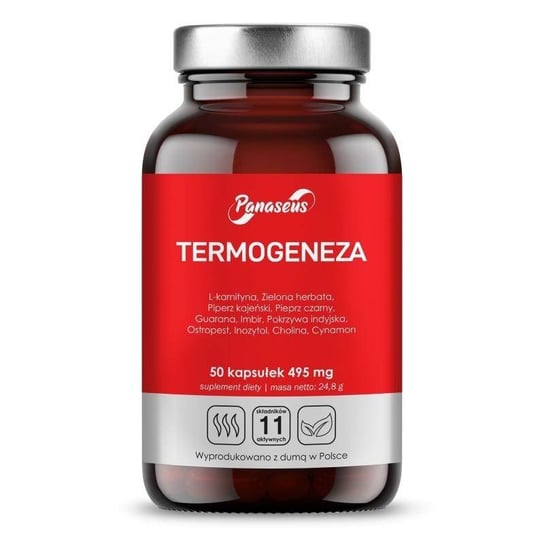 Suplement diety, Termogeneza (50 kaps.) PANASEUS