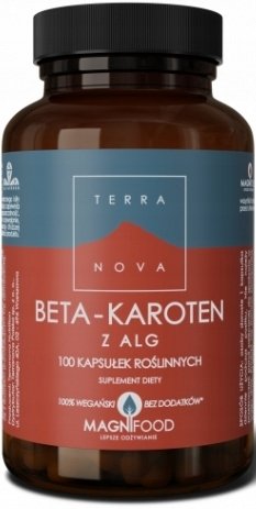 Suplement diety, Terranova, Beta-karoten z alg, 100 kaps. Inna marka