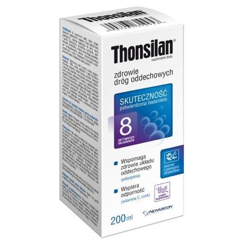 Suplement diety, THONSILAN Syrop, 200ml Novascon