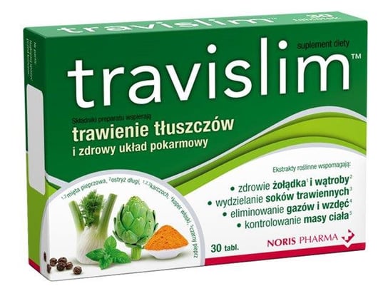 Suplement diety, Travislim, Tabletki na odchudzanie, 30 kaps. Travislim