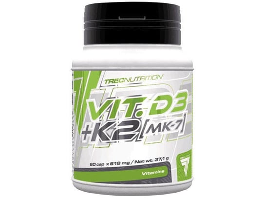 Suplement diety, TREC Vitamin D3 + K2 MK-7 60 kaps Trec
