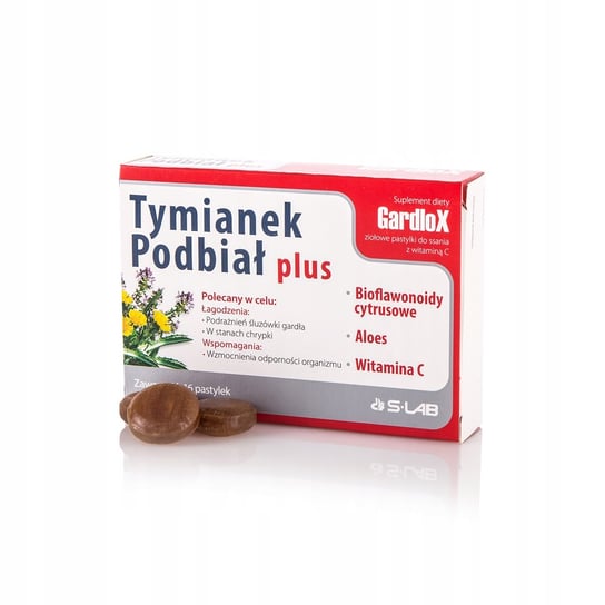 Suplement diety, Tymianek Pobiał Plus 16 Past., S-Lab S-Lab