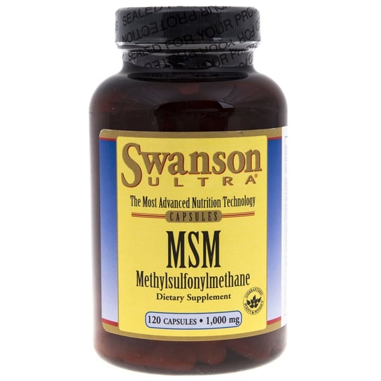 Suplement diety, Ultra MSM TruFlex SWANSON, 1000 mg, 120 kapsułek Swanson