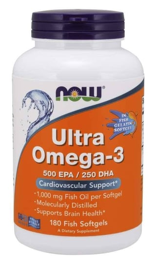 Suplement diety, Ultra Omega-3 (Fish Oil) (180 kaps.) Inna marka