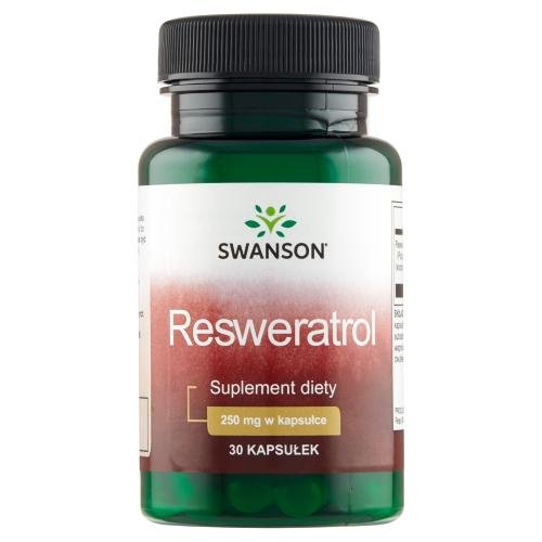 Suplement diety, Ultra Resveratrol SWANSON, 250 mg, 30 kapsułek Swanson