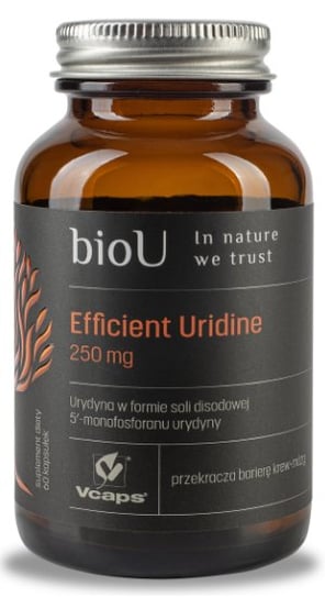 Suplement diety, Urydyna - Efficient Uridine 250 mg, 60 kaps. Inna marka