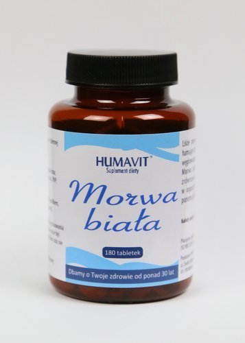 Suplement diety, Varia, Humavit Morwa Biała, 180 tabletek VARIA