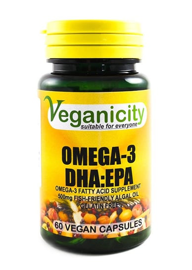 Suplement diety, Veganicity, Omega-3 500 mg, 60 kaps. Inny producent