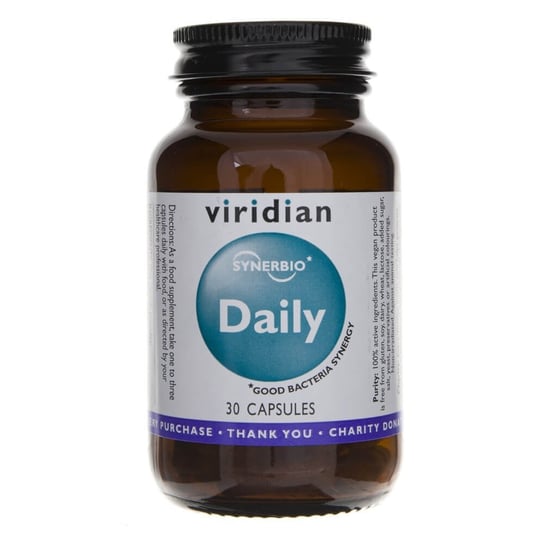 Suplement diety, Viridian, Daily Synbiotic, 30 kapsułek Viridian