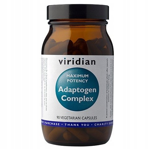Suplement diety, Viridian, Maksymalna Moc Adaptogenów Kompleks, 90 kaps. Viridian