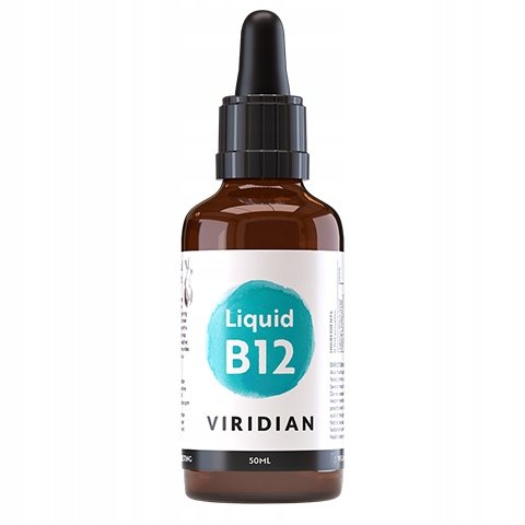 Suplement diety, Viridian, Witamina B12 w kroplach, 50ml Viridian