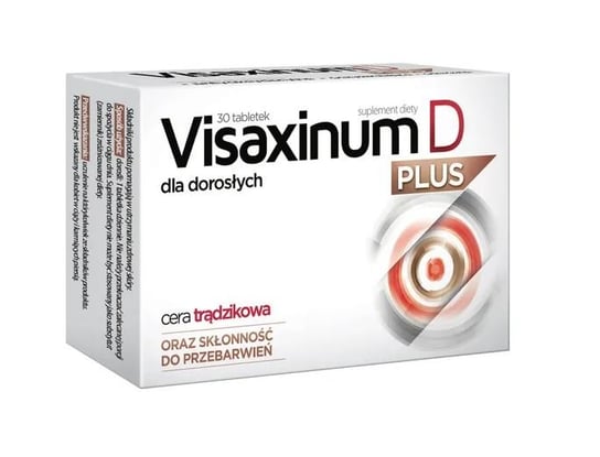 Suplement diety, Visaxinum D Plus - 30 tabletek CERA TRĄDZIKOWA Aflofarm