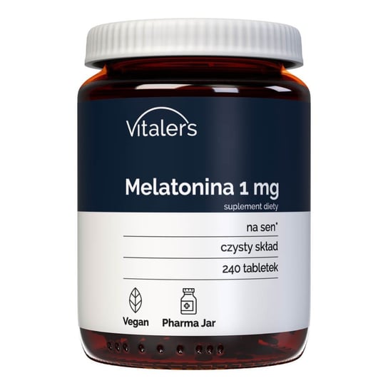 Suplement diety, Vitaler's Melatonina 1 mg - 240 tab. Vitaler's