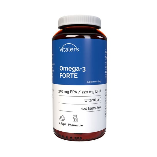 Suplement diety, Vitaler's, Omega-3 FORTE 1000 mg, 120 kaps. Vitaler's