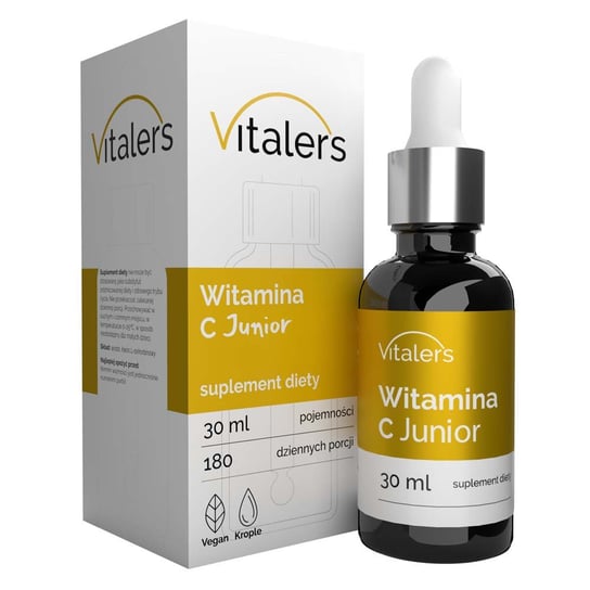 Suplement diety, Vitaler's Witamina C Junior 100 mg krople - 30 ml Vitaler's