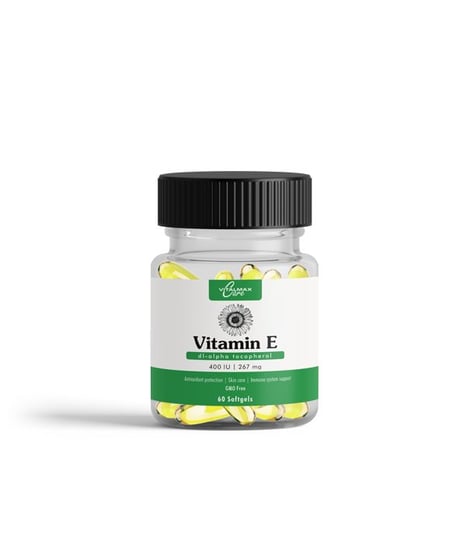 Suplement diety, Vitalmax Care, Witamina E 400IU, 60 kaps. Vitalmax