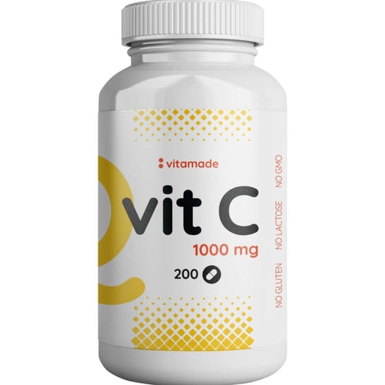 Suplement diety, VITAMADE Vitamin C 1000mg 200 kaps Ecomax