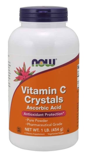 Suplement diety, Vitamin C Crystals - Witamina C (454 g) Now Foods