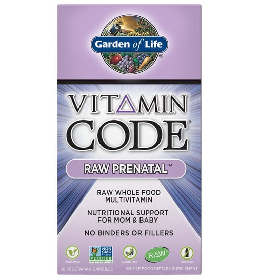 Suplement diety, Vitamin Code RAW Prenatal (90 kaps.) Garden of Life