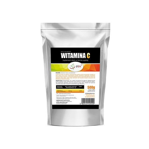 Suplement diety, Vivio Witamina C (Kwas L-Askorbinowy) - 500G ViVio