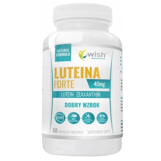 Suplement diety, WISH Luteina Forte 40mg 60 kaps Wish