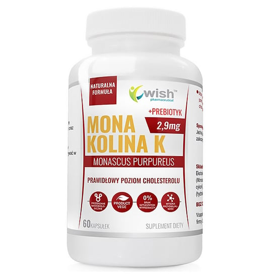 Suplement diety, WISH Mona Kolina K 2,9mg 60caps Wish
