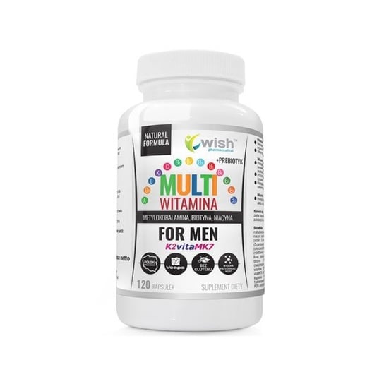 Suplement diety, Wish Multiwitamina Complex Dla Mężczyzn 120 k Wish