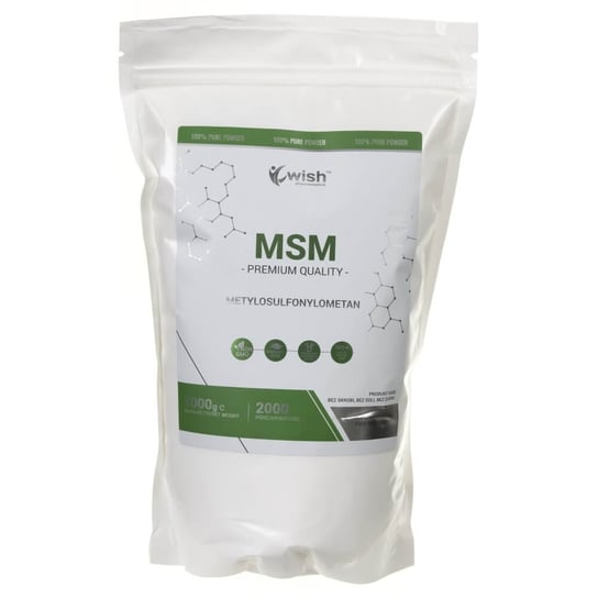 Suplement diety, Wish Pharmaceutical, MSM Siarka Organiczna, 1 kg Wish Pharmaceutical