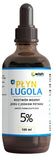 Suplement diety, Wish, Płyn Lugola 5% Jakość Farmaceutyczna, 100ml Wish Phamraceutical