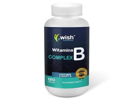 Suplement diety, Wish, Witamina B Complex, 120 tabletek Wish