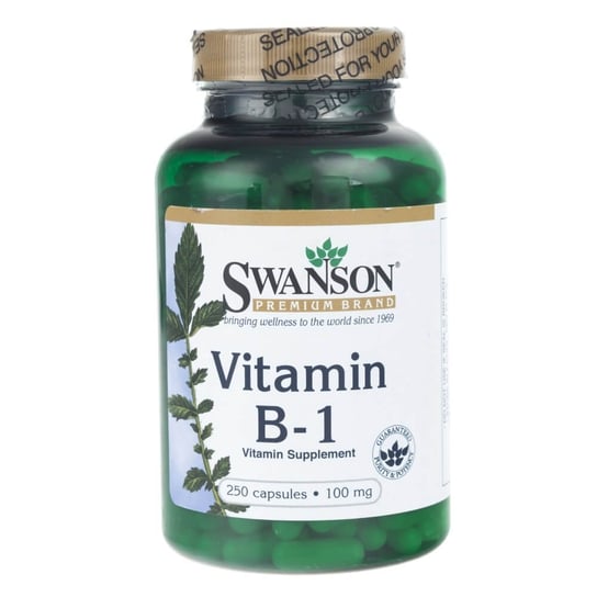 Suplement diety, Witamina B-1 SWANSON, 100 mg, 250 kapsułek Swanson