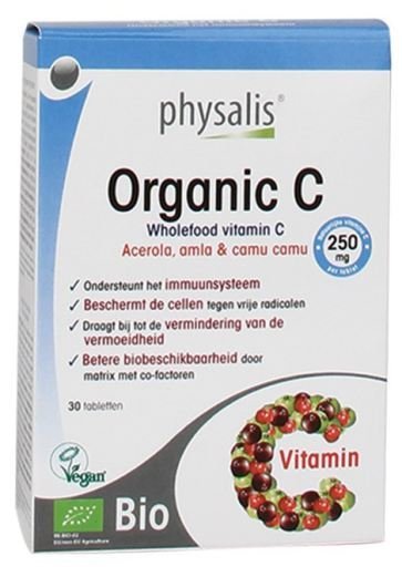 Suplement diety, WITAMINA C BIO 30 TABLETEK 29,1 g - PHYSALIS Physalis