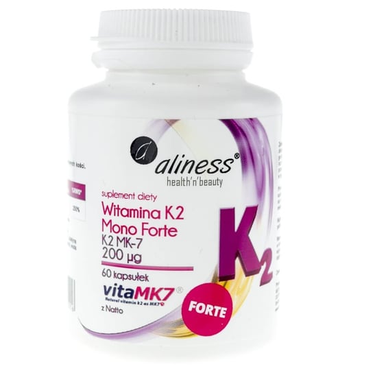 Suplement diety Witamina K2 Mono FORTE MK-7 MEDICALINE Aliness, 60 kapsułek MedicaLine
