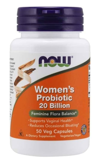 Suplement diety, Women's Probiotic - Probiotyk dla Kobiet 20 miliardów CFU (50 kaps.) Now Foods