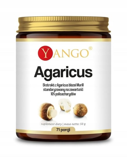 Suplement diety, Yango, Agaricus ekstrakt 10% polisacharydów, 50g Yango