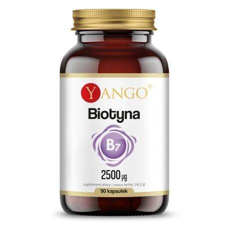 Suplement diety, Yango Biotyna 90 k włosy skóra paznokcie Yango