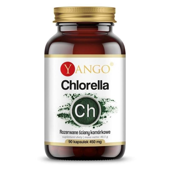 Suplement diety, Yango Chlorella 90 k 450 mg oczyszczanie Yango
