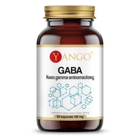 Suplement diety, Yango Gaba Kwas gamma-aminomasłowy 410 mg 90 k Yango