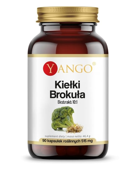 Suplement diety, Yango, Kiełki brokuła - ekstrakt 10:1, 90 kaps. Inna marka