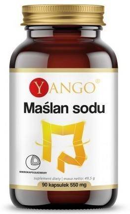 Suplement diety, Yango Maślan Sodu 550 mg 90 k na jelita Inna marka