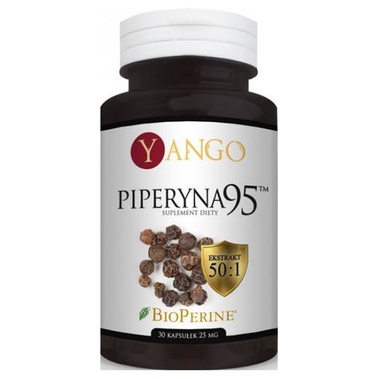 Suplement diety, Yango Piperyna 95 30 Kaps. 25Mg Pieprz Yango