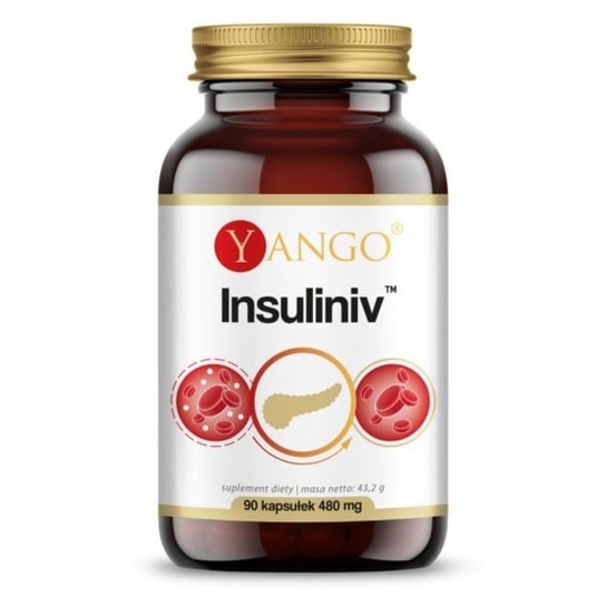 Suplement diety, Yango, Prawidłowy pozim insuliny Insuliniv, 90 tab. Yango
