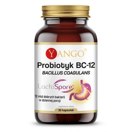 Suplement diety, Yango Probiotyk BC-12 30 kapsułek Yango