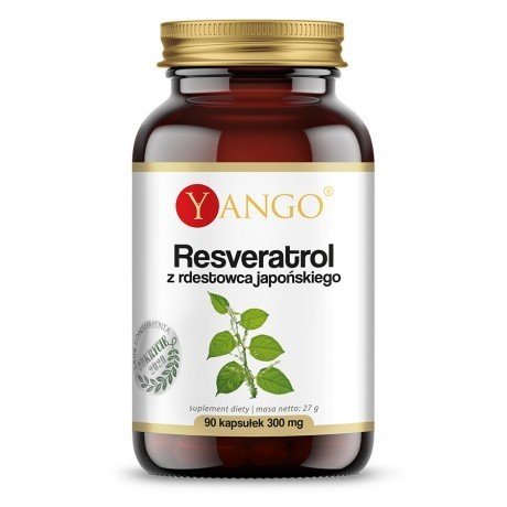 Suplement diety, Yango Resveratrol 90 Kaps. 350Mg Antyoksydant Yango