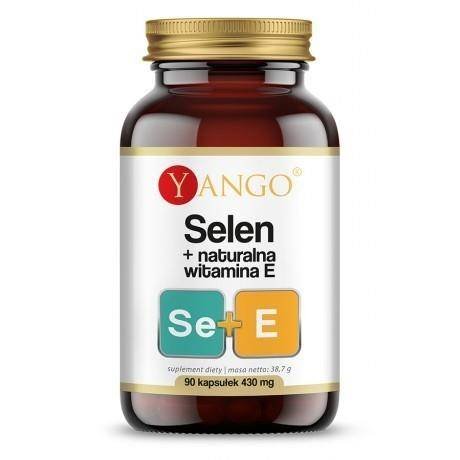 Suplement diety, Yango Selen Naturalna Witamina E 430 mg 90 k Yango