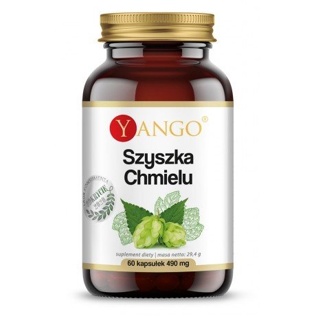 Suplement diety, Yango Szyszka Chmielu 60  kapsułek Yango