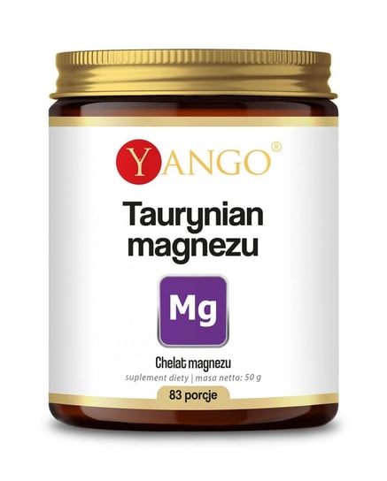 Suplement diety, Yango, Taurynian Magnezu, 50 G Inna marka